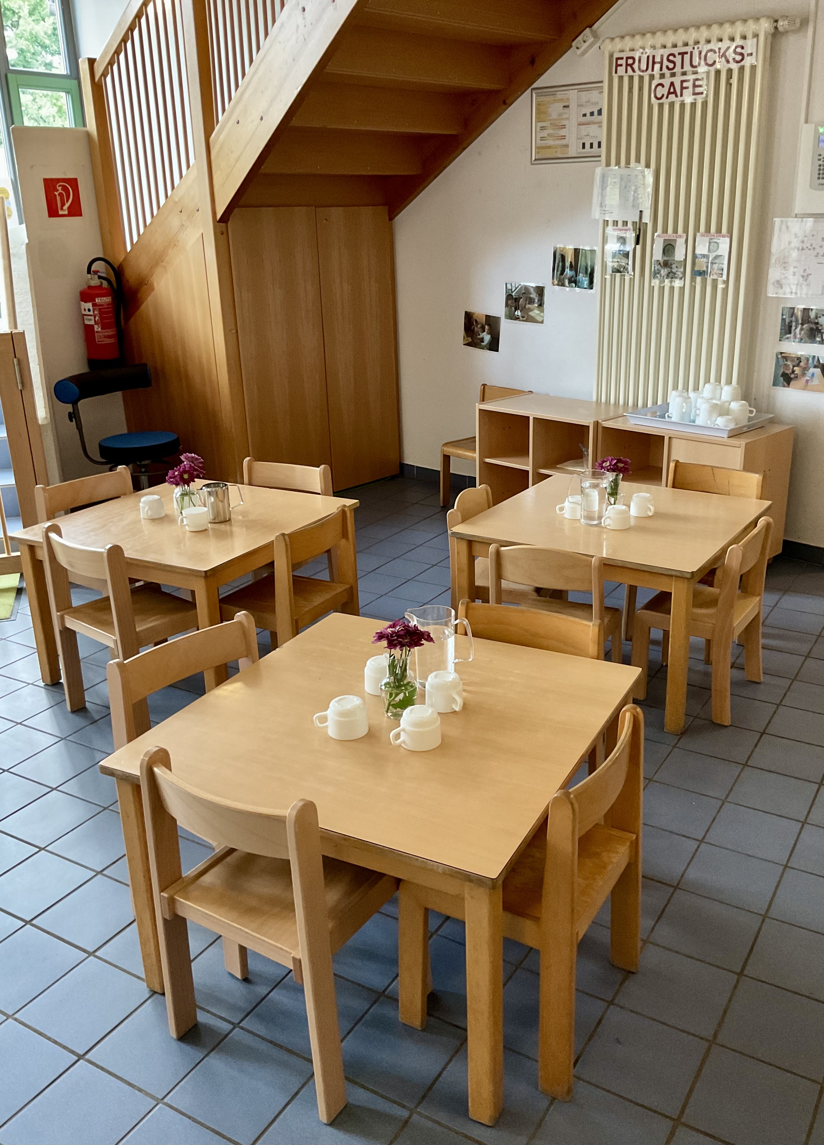 Unser Frühstückscafe im Flurbereich